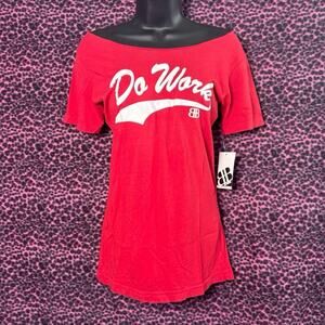 Big Black Do Work Y2K Vintage Deadstock Slouchy Tee NWT